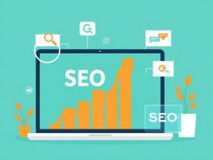 خدمات سئو با نمودار رشد سایت